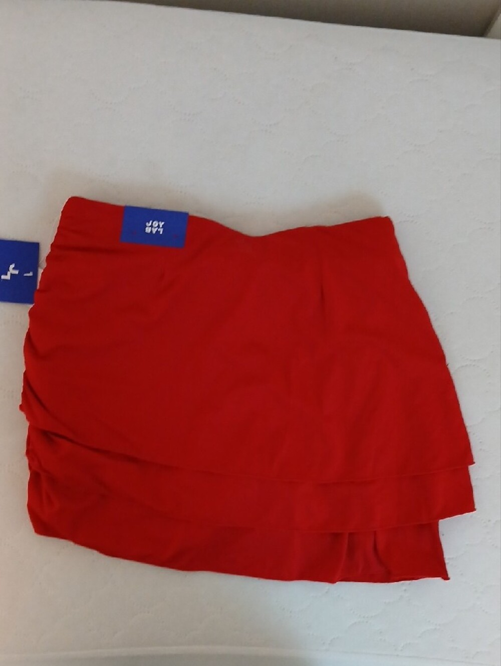 Red Tiered Athletic Skort - Picture 4 of 4
